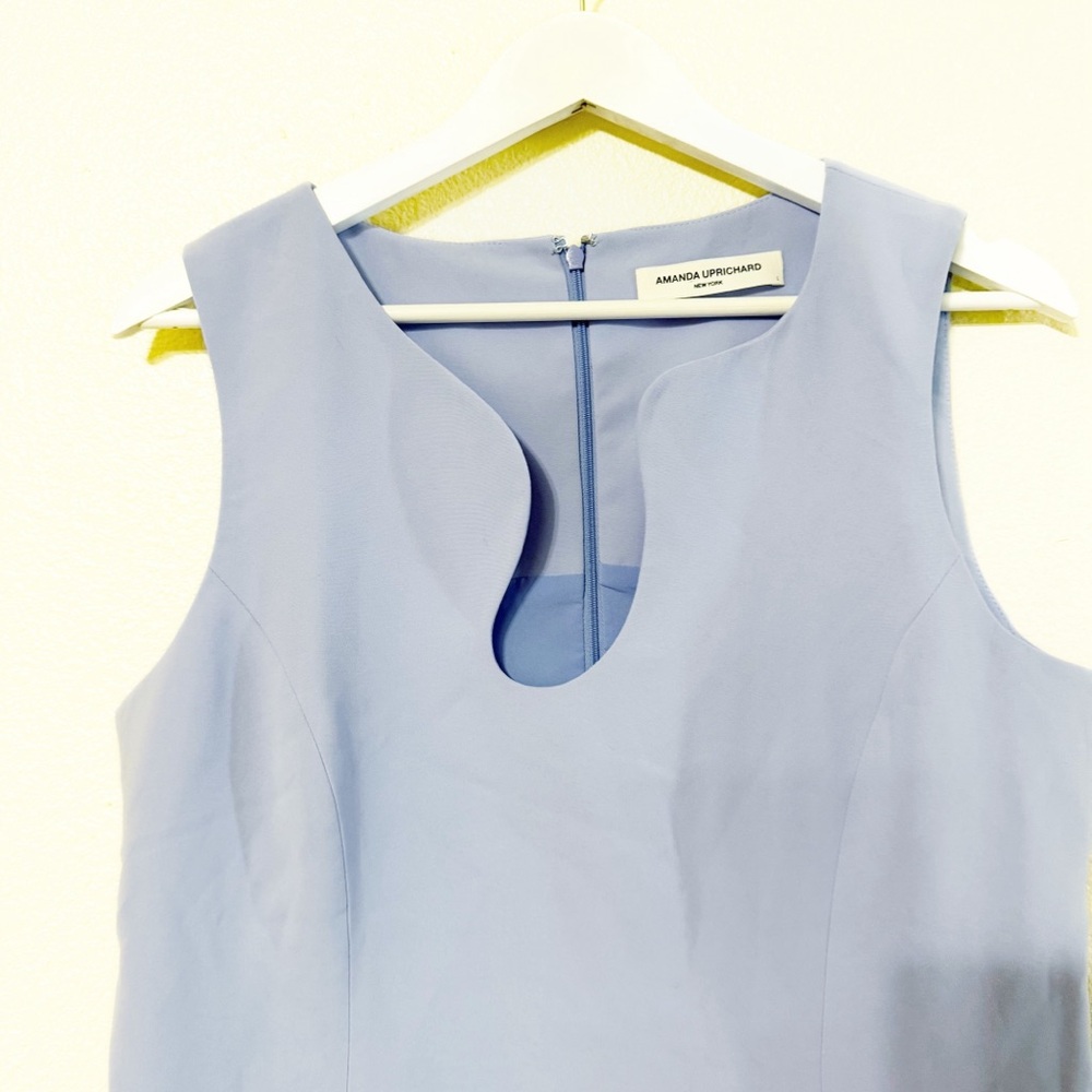 Amanda Uprichard Puzzle Mini Dress in French Lavender size large - Picture 4 of 6